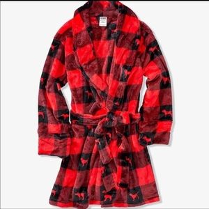 New Victoria’s Secret Pink Plush Robe Xs s Gift womens teen